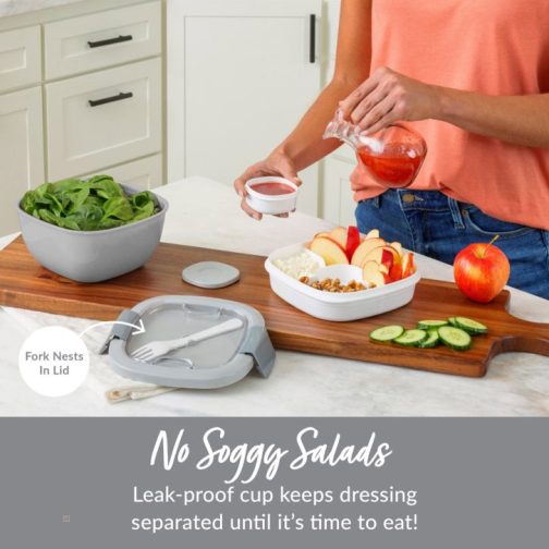 Bentgo Salad Container UK - Bentgo All-in-One UK 8369-HKWYU - Image 4