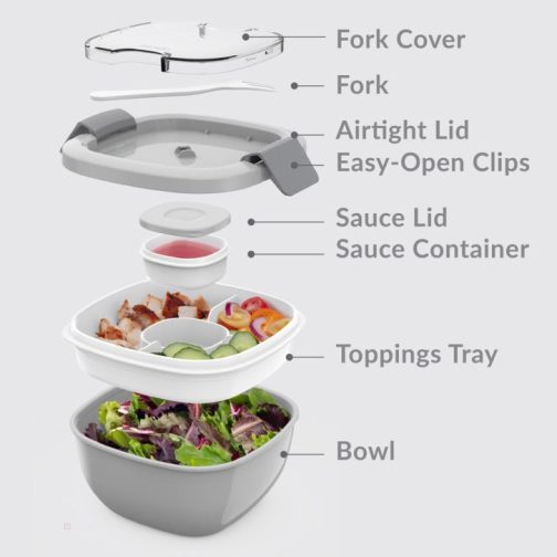 Bentgo Salad Container UK - Bentgo All-in-One UK 8369-HKWYU - Image 6
