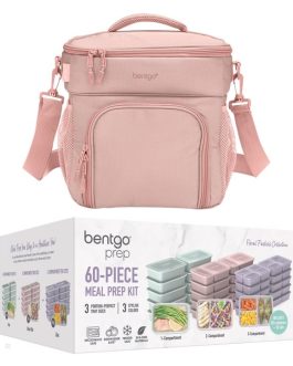 Bentgo Prep Deluxe Bag & 60-Piece Set Meal Prep Containers UK | Bentgo UK 1306-CYNAP