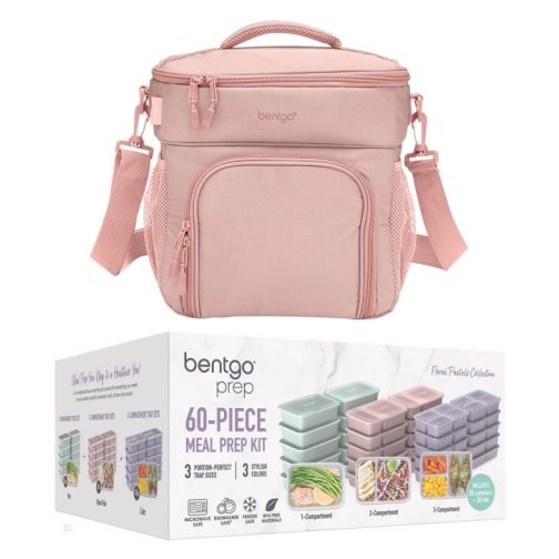 Bentgo Prep Deluxe Bag & 60-Piece Set Meal Prep Containers UK | Bentgo UK 1306-CYNAP