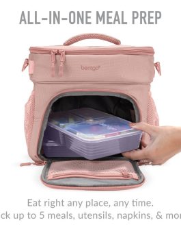 Bentgo Prep Deluxe Bag & 60-Piece Set Meal Prep Containers UK | Bentgo UK 1306-CYNAP