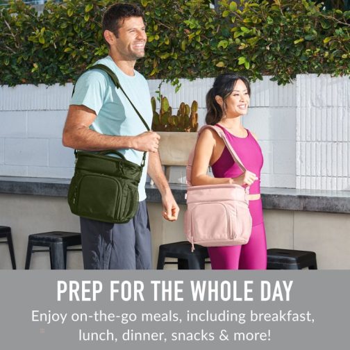 Bentgo Prep Deluxe Bag & 60-Piece Set Meal Prep Containers UK | Bentgo UK 1306-CYNAP - Image 5