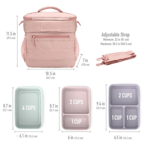 Bentgo Prep Deluxe Bag & 60-Piece Set Meal Prep Containers UK | Bentgo UK 1306-CYNAP - Image 7