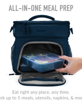 Bentgo Prep Deluxe Bag & 60-Piece Set Meal Prep Containers UK | Bentgo UK 4197-YIWEH