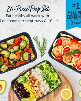 Bentgo Meal Prep Containers UK – Bentgo Prep 1-Compartment UK 2467-WTKXP