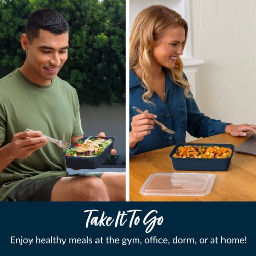 Bentgo Meal Prep Containers UK - Bentgo Prep 1-Compartment UK 2467-WTKXP - Image 3