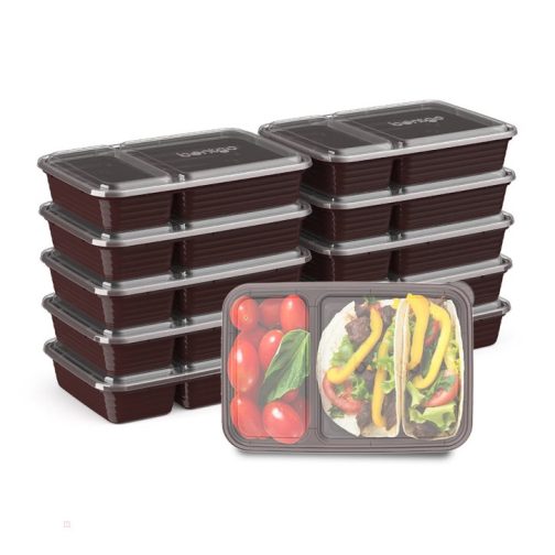 Bentgo UK - Bentgo Prep 2-Compartment Meal Prep Containers UK 9452-QXIZV