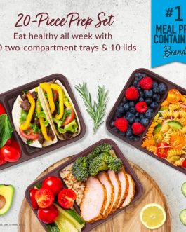 Bentgo UK – Bentgo Prep 2-Compartment Meal Prep Containers UK 9452-QXIZV
