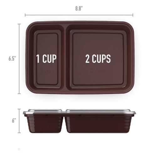Bentgo UK - Bentgo Prep 2-Compartment Meal Prep Containers UK 9452-QXIZV - Image 7