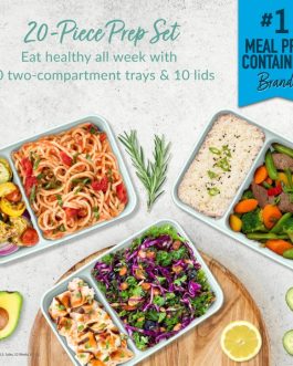Bentgo UK – Bentgo Prep 2-Compartment Meal Prep Containers UK 4215-YDUGN
