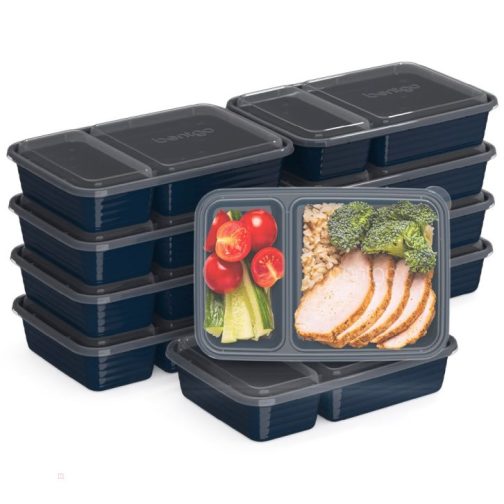 Bentgo Prep 2-Compartment Meal Prep Containers UK | Bentgo UK 6819-YLKGC