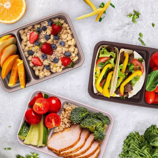 Bentgo Meal Prep Containers UK - Bentgo Prep 2-Compartment UK 6024-EYMAP - Image 2