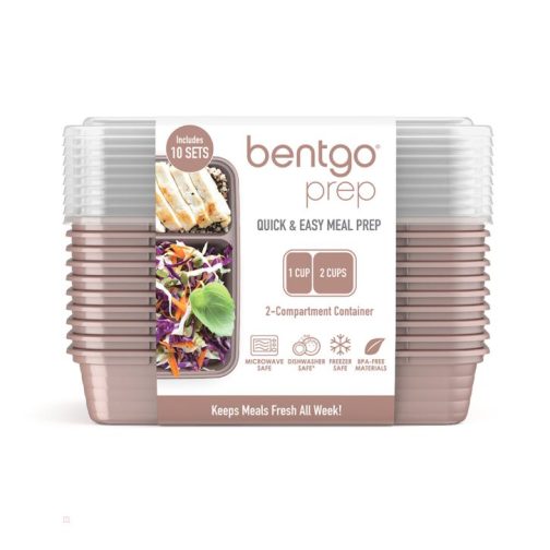 Bentgo Prep 2-Compartment Meal Prep Containers UK | Bentgo UK 6795-KOXHW - Image 8