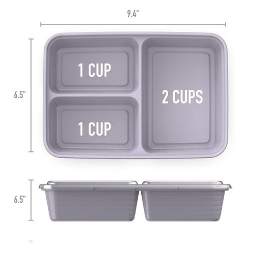 Bentgo Meal Prep Containers UK - Bentgo Prep 3-Compartment UK 8746-QGCFM - Image 7