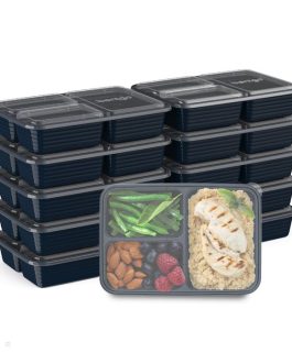 Bentgo UK – Bentgo Prep 3-Compartment Meal Prep Containers UK 7682-RLVCQ