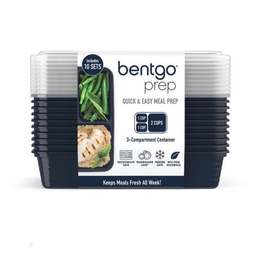 Bentgo UK - Bentgo Prep 3-Compartment Meal Prep Containers UK 7682-RLVCQ - Image 8