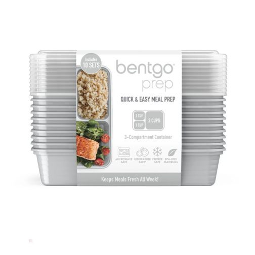 Bentgo Prep 3-Compartment Meal Prep Containers UK | Bentgo UK 1278-LZQRD - Image 8