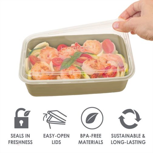 Bentgo Prep 60-Piece Meal Prep Kit Meal Prep Containers UK | Bentgo UK 7529-YTNFK - Image 4
