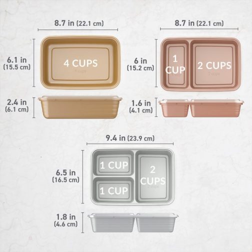 Bentgo Prep 60-Piece Meal Prep Kit Meal Prep Containers UK | Bentgo UK 7529-YTNFK - Image 6