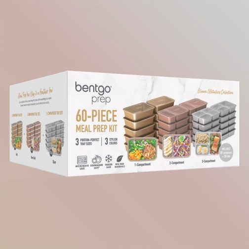 Bentgo Prep 60-Piece Meal Prep Kit Meal Prep Containers UK | Bentgo UK 7529-YTNFK - Image 7