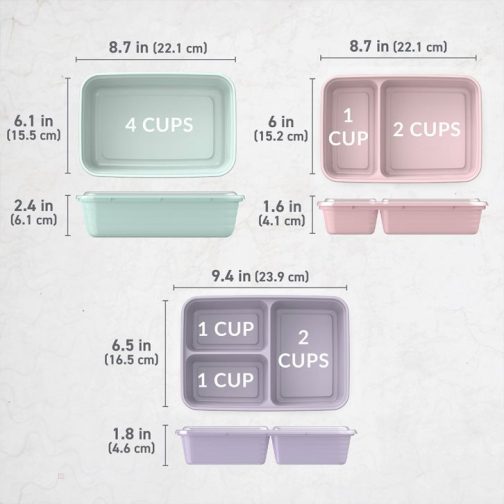 Bentgo Meal Prep Containers UK - Bentgo Prep 60-Piece Meal Prep Kit UK 3514-VNZPQ - Image 6