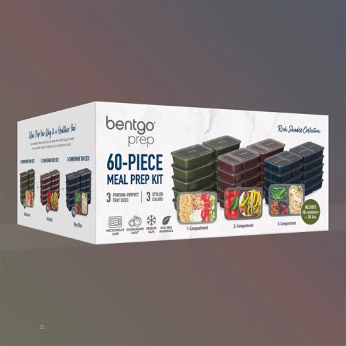 Bentgo UK - Bentgo Prep 60-Piece Meal Prep Kit Meal Prep Containers UK 6283-RWUTC - Image 7