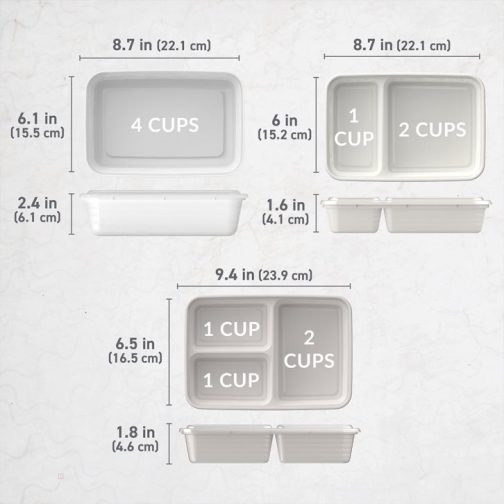Bentgo Prep 60-Piece Meal Prep Kit Meal Prep Containers UK | Bentgo UK 5246-XQJIU - Image 3