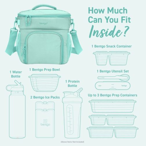 Bentgo Prep Deluxe Multimeal Lunch Bag UK | Bentgo UK 2108-LRYBZ - Image 5