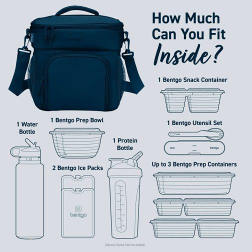 Bentgo Lunch Bag UK - Bentgo Prep Deluxe Multimeal UK 0829-TAWCL - Image 6