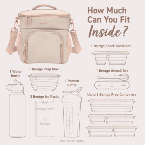 Bentgo Prep Deluxe Multimeal Lunch Bag UK | Bentgo UK 6714-MALYB - Image 6