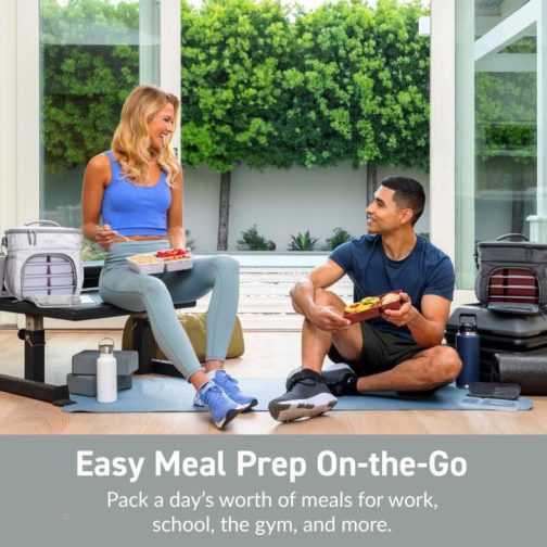 Bentgo UK - Bentgo Prep Deluxe Multimeal Lunch Bag UK 5324-LXWPT - Image 4