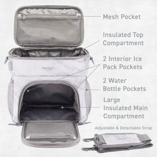 Bentgo UK - Bentgo Prep Deluxe Multimeal Lunch Bag UK 5324-LXWPT - Image 5
