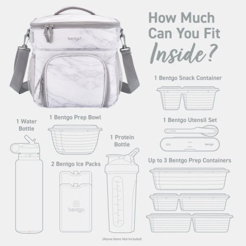 Bentgo UK - Bentgo Prep Deluxe Multimeal Lunch Bag UK 5324-LXWPT - Image 6