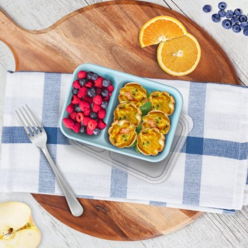 Bentgo Prep 2-Compartment Snack Container UK | Bentgo UK 7103-GYIRV - Image 2