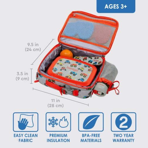 Bentgo Kids Prints Kids Lunch Bag UK | Bentgo UK 2109-WOCTX - Image 3