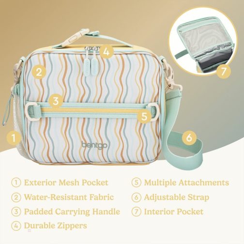 Bentgo UK - Bentgo Kids Whimsy & Wonder Prints Kids Lunch Bag UK 3967-JWXBM - Image 3