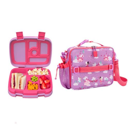 Bentgo Lunch Set UK - Bentgo Kids Prints Lunch Box & Lunch Bag Kids UK 9571-BPWCI