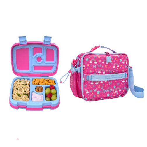 Bentgo UK - Bentgo Kids Prints Lunch Box & Lunch Bag Kids Lunch Set UK 1852-KJYQX