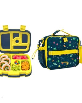 Bentgo Kids Prints Lunch Box & Lunch Bag Kids Lunch Set UK | Bentgo UK 6940-OLPGA