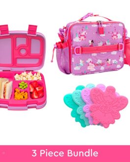 Bentgo Kids Prints Lunch Box, Lunch Bag, & Ice Packs Kids Lunch Set UK | Bentgo UK 1524-XKPAD