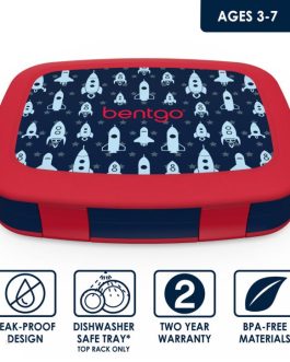 Bentgo UK – Bentgo Kids Prints Lunch Box, Lunch Bag, & Ice Packs Kids Lunch Set UK 9275-XSZYI