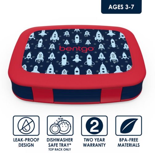 Bentgo UK - Bentgo Kids Prints Lunch Box, Lunch Bag, & Ice Packs Kids Lunch Set UK 9275-XSZYI - Image 2