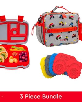 Bentgo Kids Prints Lunch Box, Lunch Bag, & Ice Packs Kids Lunch Set UK | Bentgo UK 6813-GITXJ