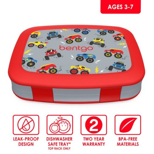 Bentgo Kids Prints Lunch Box, Lunch Bag, & Ice Packs Kids Lunch Set UK | Bentgo UK 6813-GITXJ - Image 3