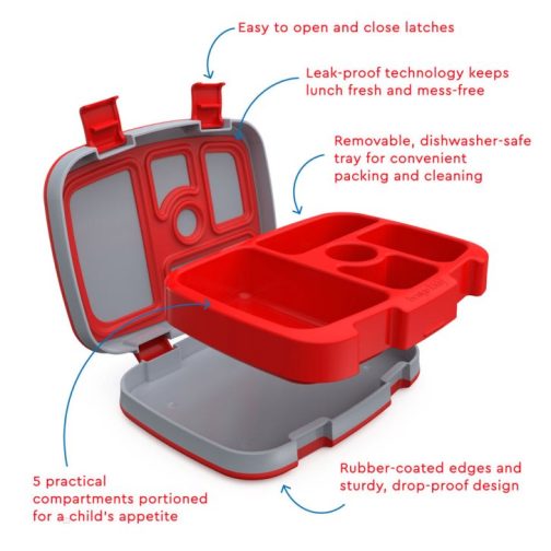 Bentgo Kids Prints Lunch Box, Lunch Bag, & Ice Packs Kids Lunch Set UK | Bentgo UK 6813-GITXJ - Image 4