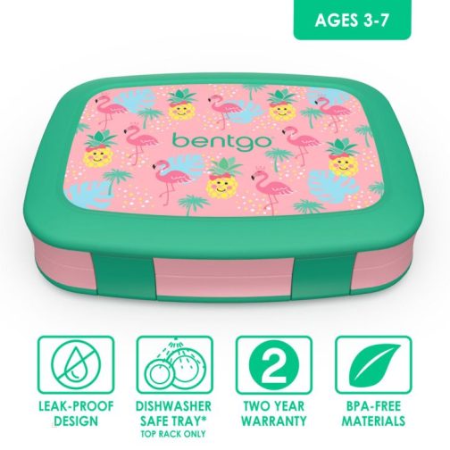 Bentgo Kids Lunch Set UK - Bentgo Kids Prints Lunch Box, Lunch Bag, & Ice Packs UK 3982-HAZTK - Image 2
