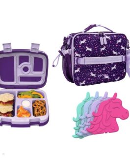 Bentgo Kids Prints Lunch Box, Lunch Bag, & Ice Packs Kids Lunch Set UK | Bentgo UK 9218-VEZGH