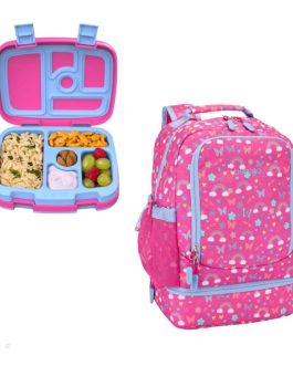 Bentgo Kids Prints Lunch Box Kids Backpack UK | Bentgo UK 4290-QMVYR