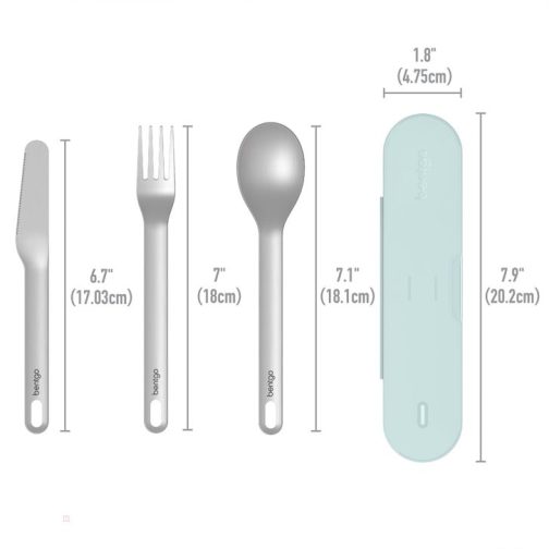 Bentgo Stainless Steel Travel Utensil Set Utensils UK | Bentgo UK 1092-AUBPM - Image 6