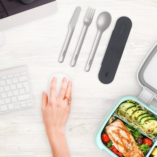 Bentgo Utensils UK - Bentgo Stainless Steel Travel Utensil Set UK 2391-GUCTN - Image 2